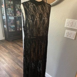 All Lace Black Dress